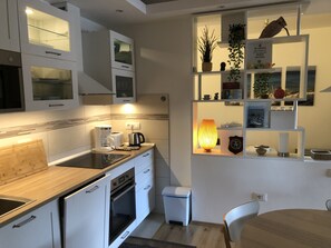 Fridge, microwave, oven, dishwasher - Bellavista 4 star apartment with big terrace and see view (Jelsa)