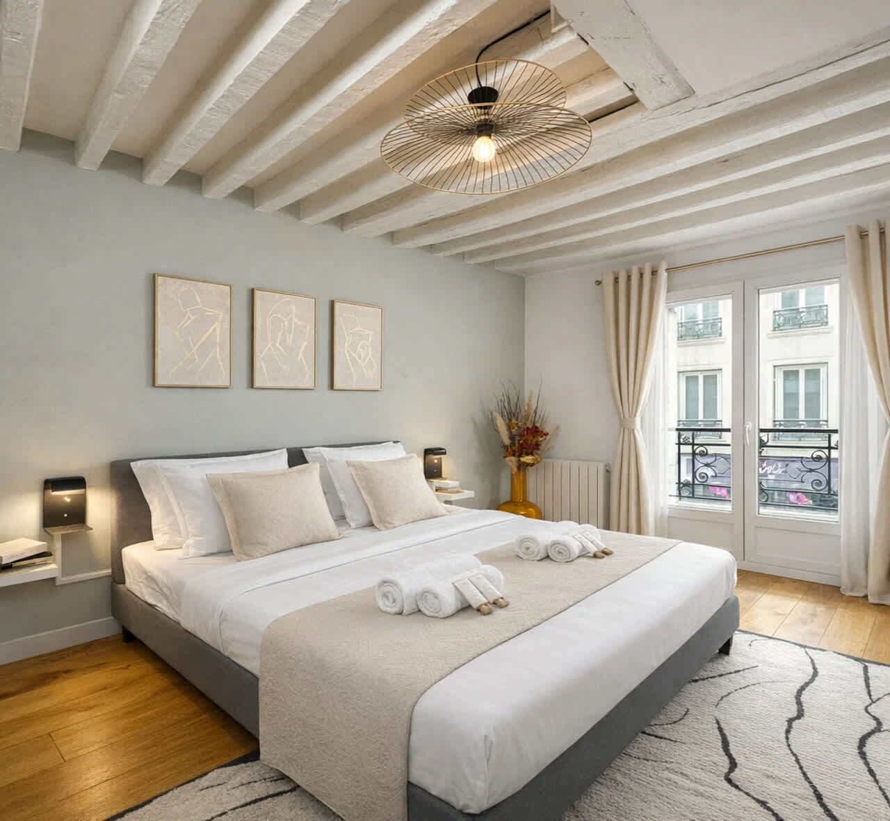 1 chambre, fer et planche à repasser, Wi-Fi, draps fournis