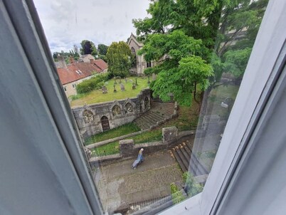 Shared Tudor house entire top floor for you in central Frome newly restored