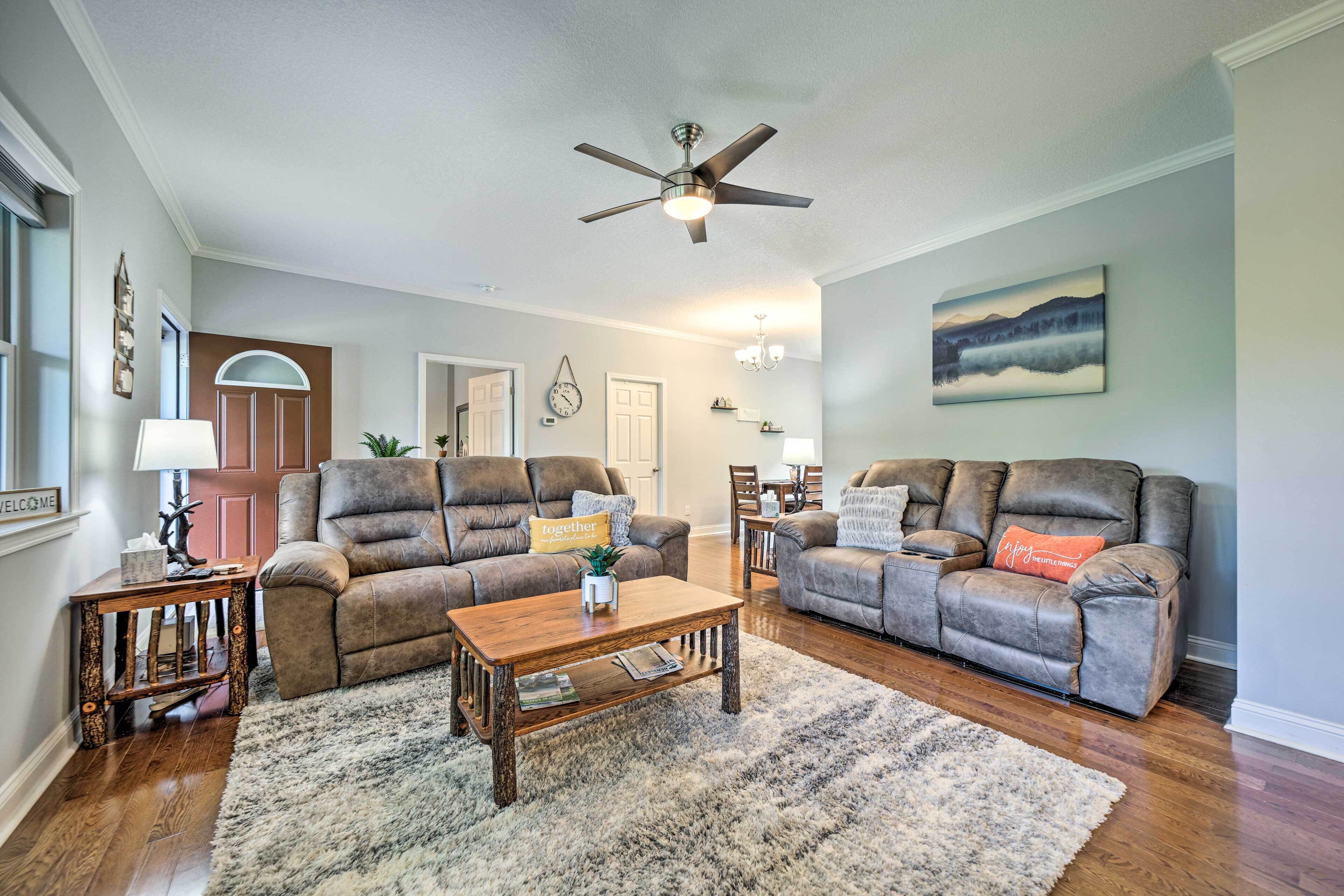 Striking Waynesville Home w/ Mtn Views & Deck