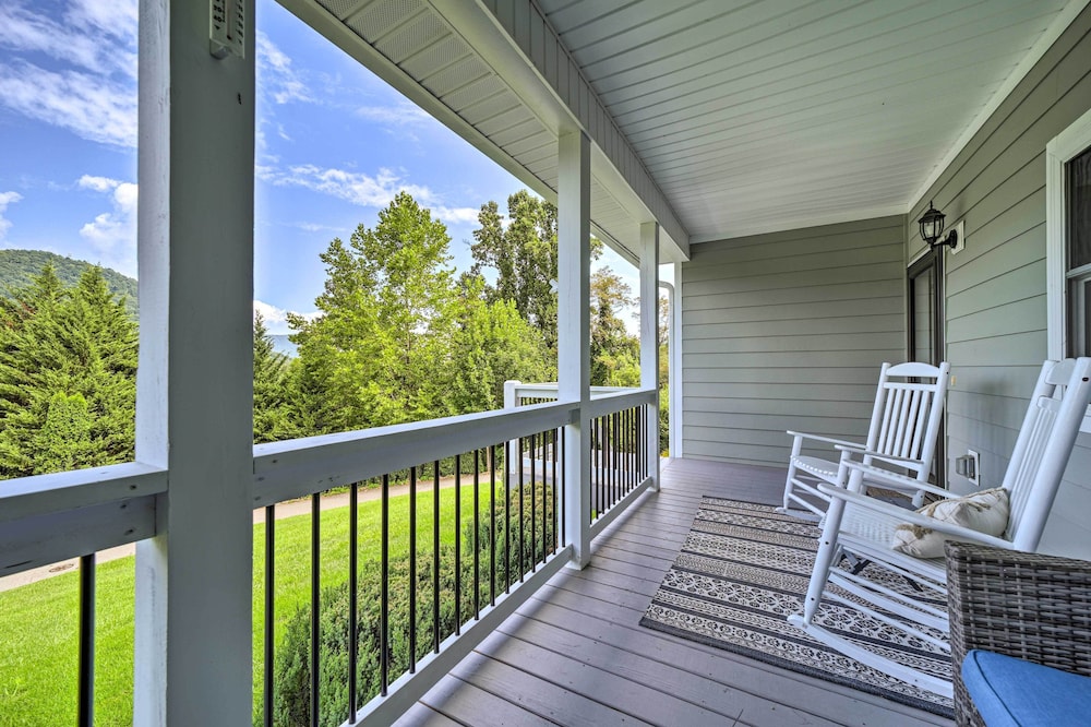 Striking Waynesville Home w/ Mtn Views & Deck