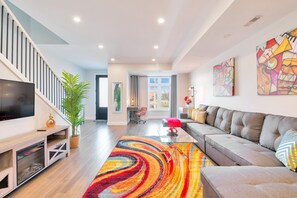 Maison mitoyenne Majestueuse, 2 chambres, non-fumeur | Coin séjour