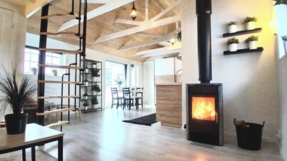 Guesthouse With Loft at Lake Skagern, Spa & Yoga