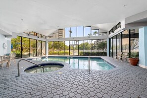 Indoor pool, outdoor pool