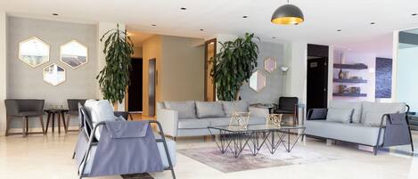 Sala de estar en el lobby