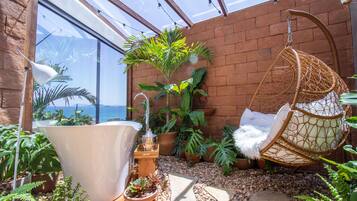 Honeymoon Room, 1 Queen Bed, Hot Tub, Sea View | View from room