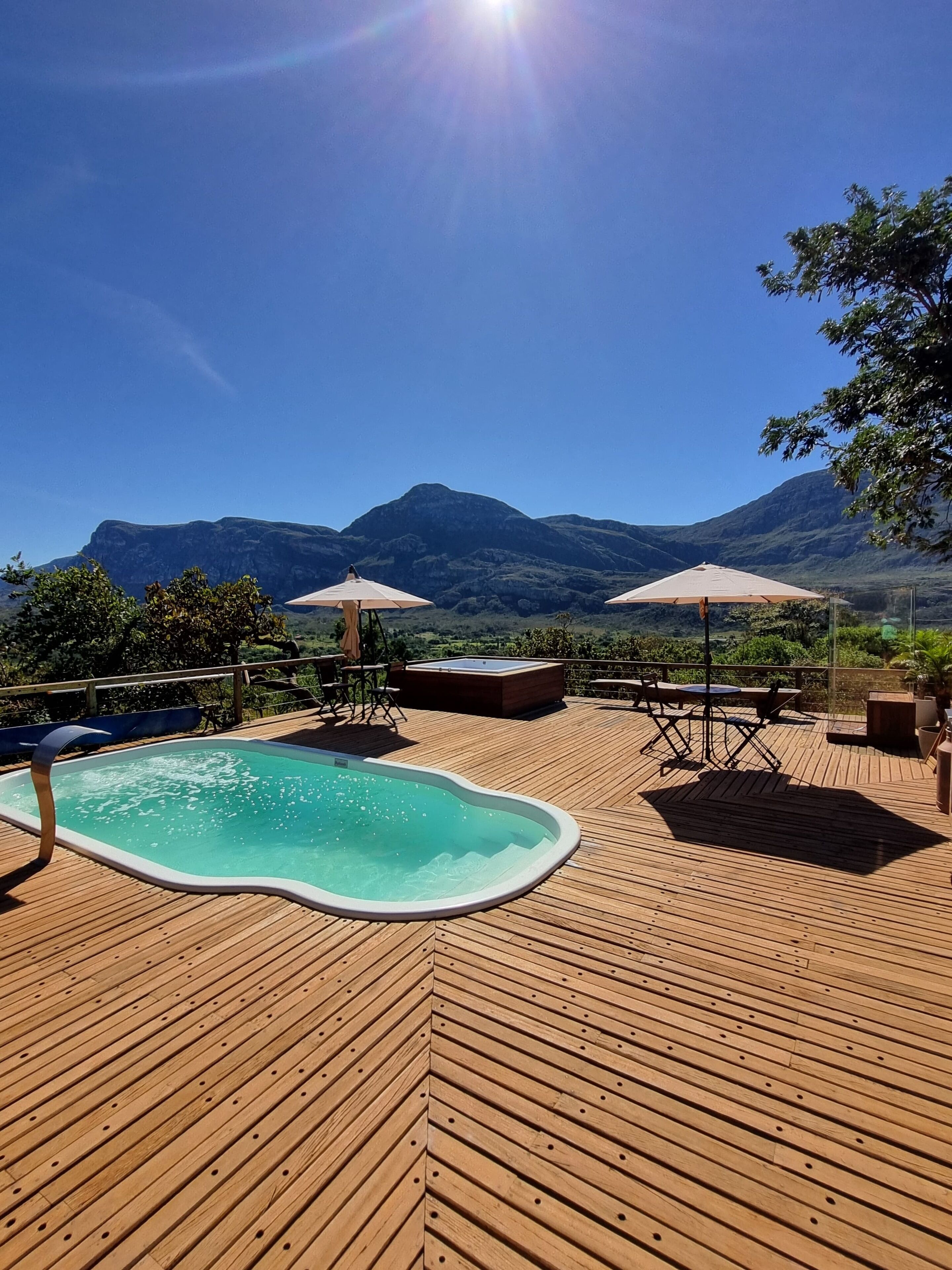 Outdoor pool, open 9:00 AM to 9:00 PM, pool umbrellas, pool loungers