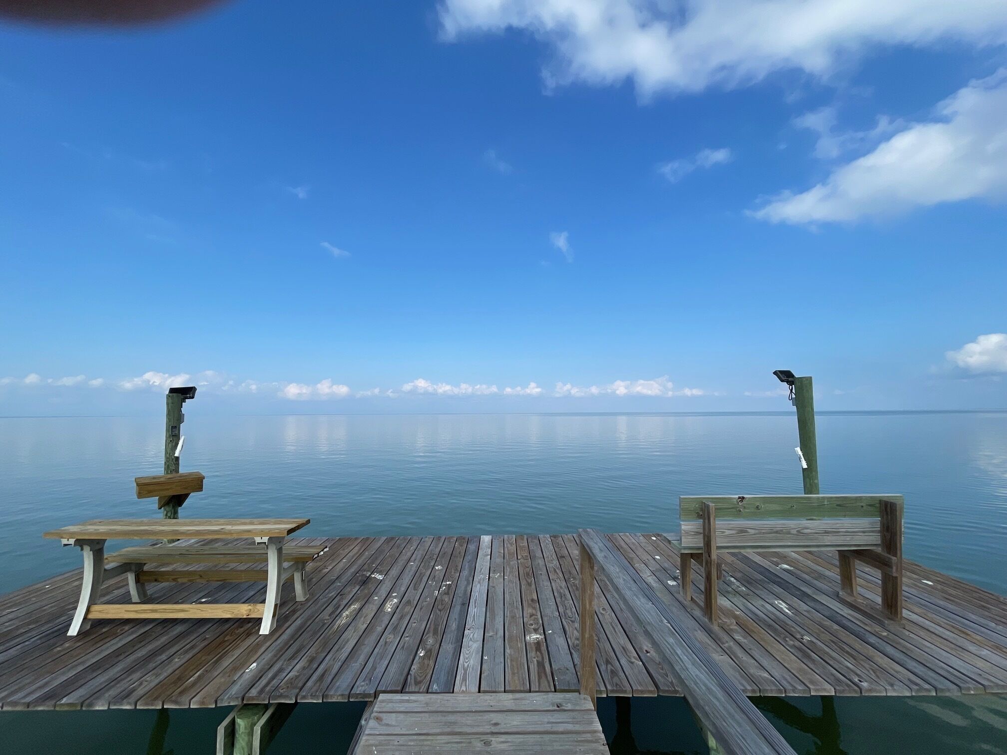 WHAT a VIEW from the end of the 400 Ft. pier!