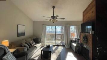 TV connectée, cheminée