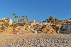 On the beach