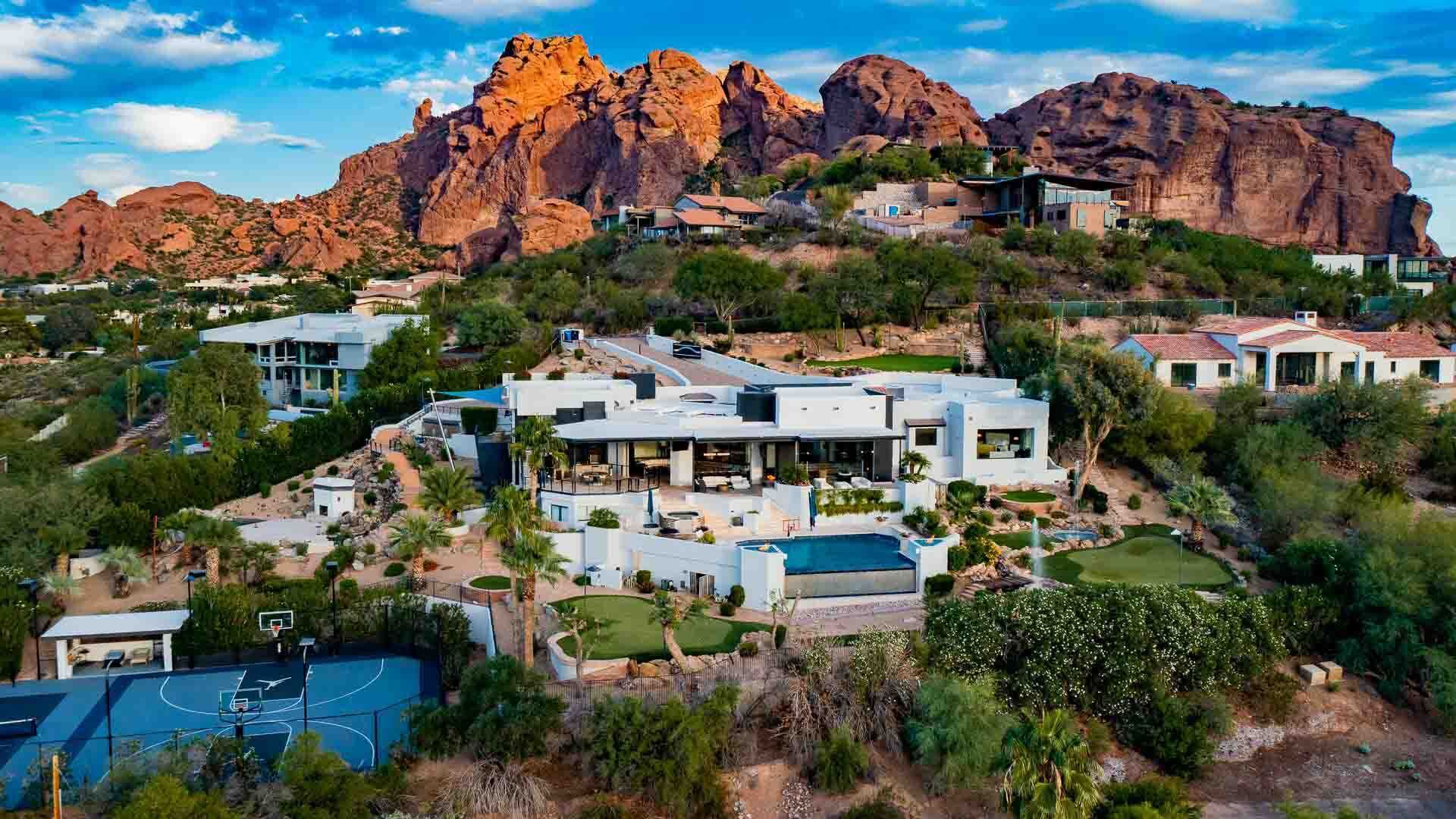 Luxury Mountainside Estate! Panoramic Views, Resort-Style Pool & Sport Court