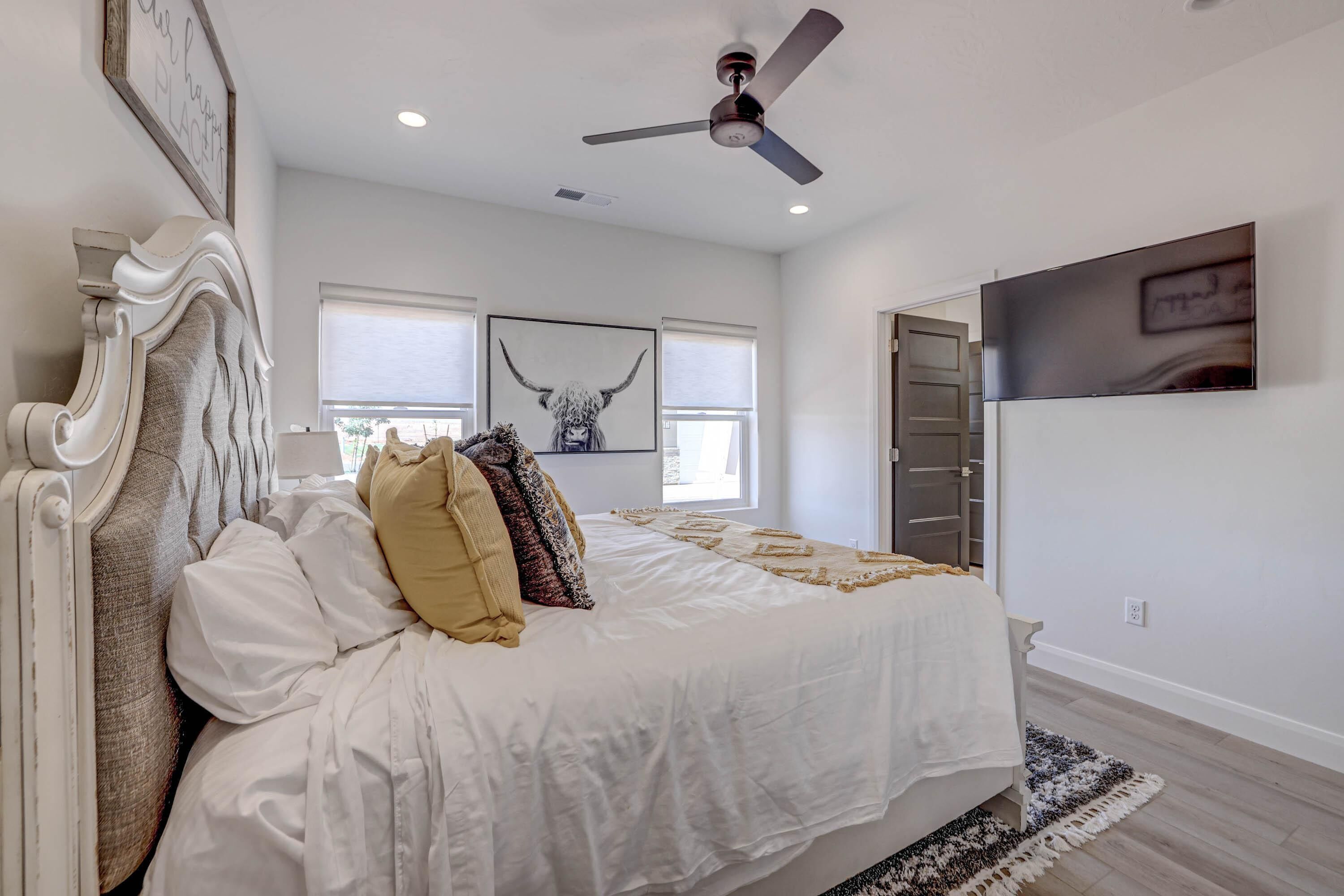 2 habitaciones, tabla de planchar con plancha y wifi gratis 