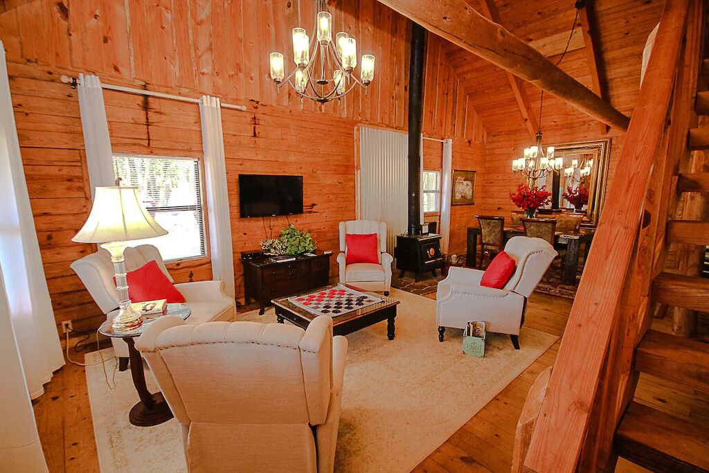 TV, fireplace, video games, DVD player