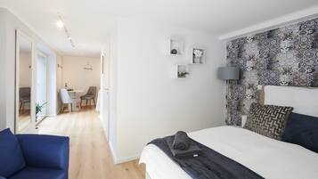 1 Schlafzimmer, Schreibtisch, Bügeleisen/Bügelbrett, kostenloses WLAN