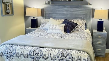 1 bedroom, iron/ironing board, travel crib, free WiFi