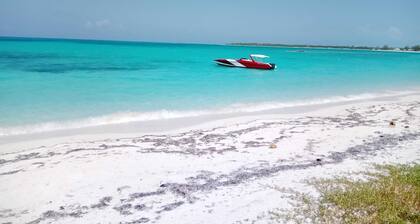 960 Sq. ft Beach Front Villa located in Steventon, Exuma, Bahamas .