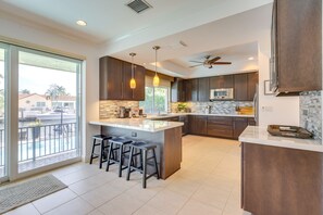 Fridge, microwave, oven, dishwasher - Canal Access & Pool: Lighthouse Point Getaway! (Lighthouse Point)
