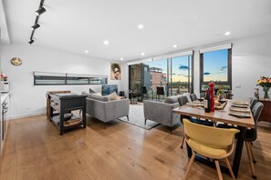 Living area - StayCentral - East Brunswick Penthouse with Study (Brunswick East)