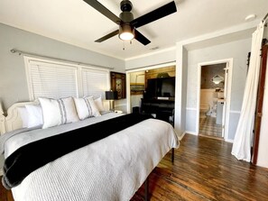 4 bedrooms, iron/ironing board, travel cot, WiFi