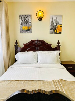 1 Schlafzimmer, kostenloses WLAN, Bettwäsche