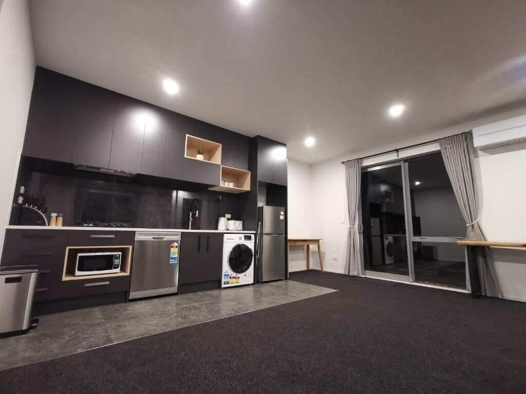 Mini-fridge, microwave, stovetop, electric kettle