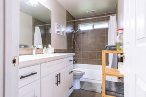 Hair dryer, toilet paper