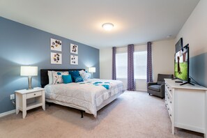 5 bedrooms, iron/ironing board, free WiFi, bed sheets