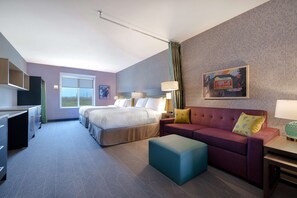 Bộ đồ giường cao cấp, nệm có lớp đệm bông, bàn 