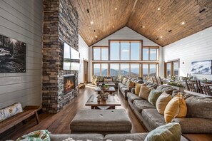 TV, fireplace, video games, DVD player
