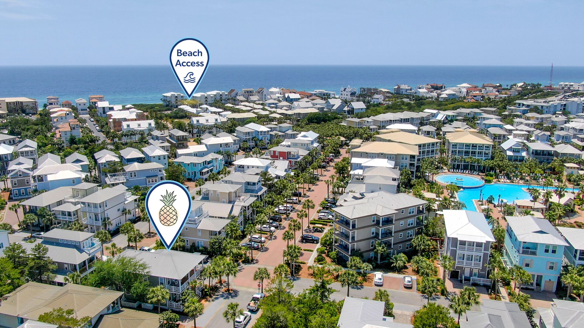 Pet Friendly Seacrest Home for 10 - Resort Pool + Beach Shuttle: Shore Thing