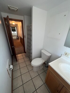 Shower - Pebbles Suite above Bedrock Tavern (Sandusky)