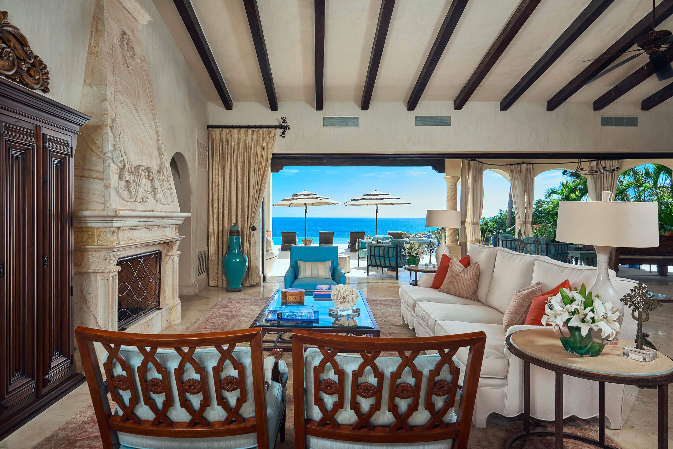 Stunning 6BR Beachfront Casa Milagro w/ Pool, Home Gym, WiFi, Central AC + More