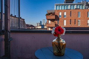 Studiolejlighed - 1 dobbeltseng - privat badeværelse | Balkon