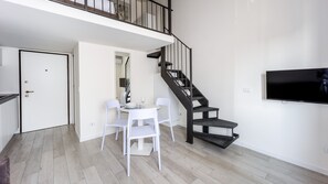 Studio, 1 Double Bed with Sofa bed, Kitchenette | Living area - Italianway - The B Village Superior (Milan)