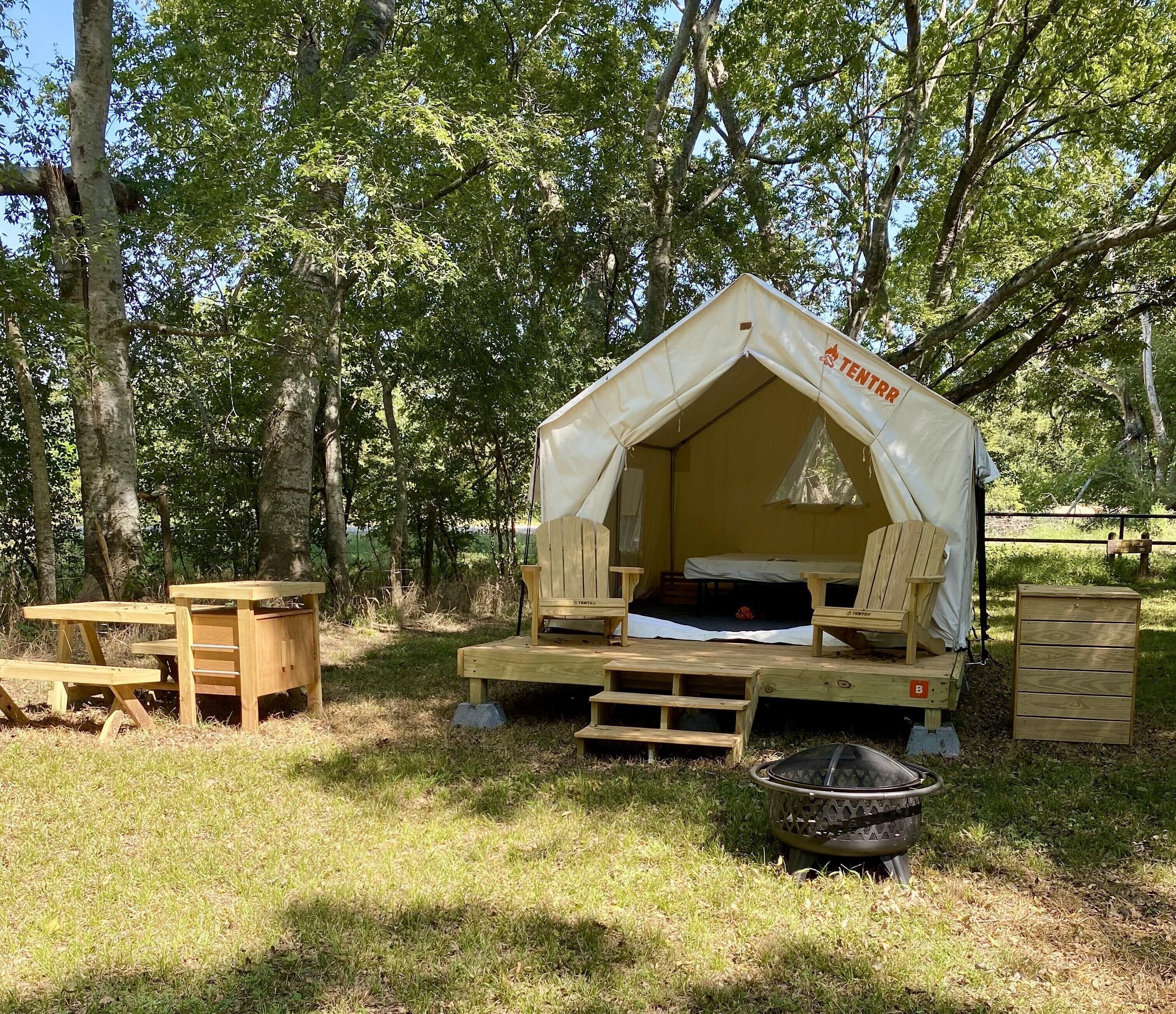 Tentrr State Park Site - Texas Brazos Bend State Park - Trailside B - Single Cam