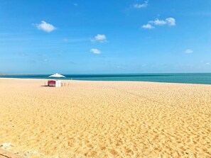 On the beach