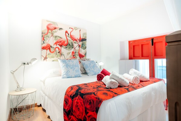 1 多间卧室、熨斗/熨衣板、免费 WiFi、床单