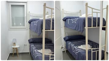 2 bedrooms, iron/ironing board, free WiFi, bed sheets