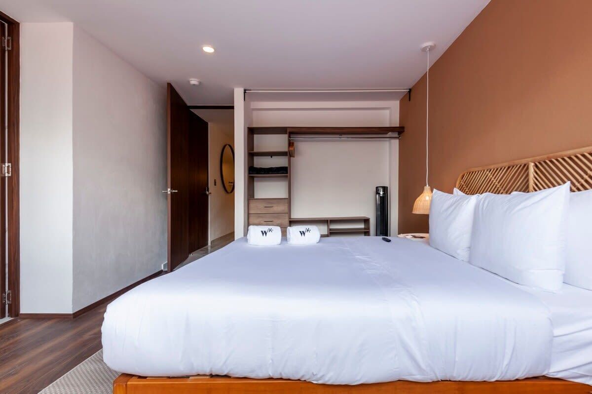 1 室のベッドルーム、アイロン / アイロン台、旅行用ベビーベッド、WiFi