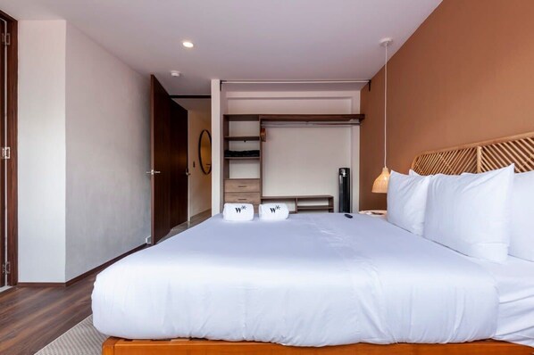 1 bedroom, iron/ironing board, travel crib, WiFi