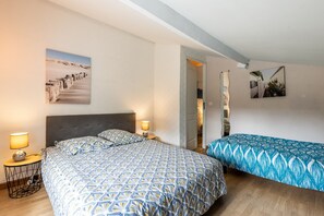 3 chambres, Wi-Fi gratuit, draps fournis