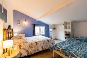 3 chambres, Wi-Fi gratuit, draps fournis