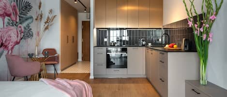 Hypo-allergenic bedding, individually decorated, individually furnished