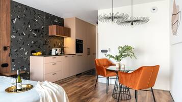 Suíte estúdio superior | Roupas de cama antialérgicas, individualmente decorados
