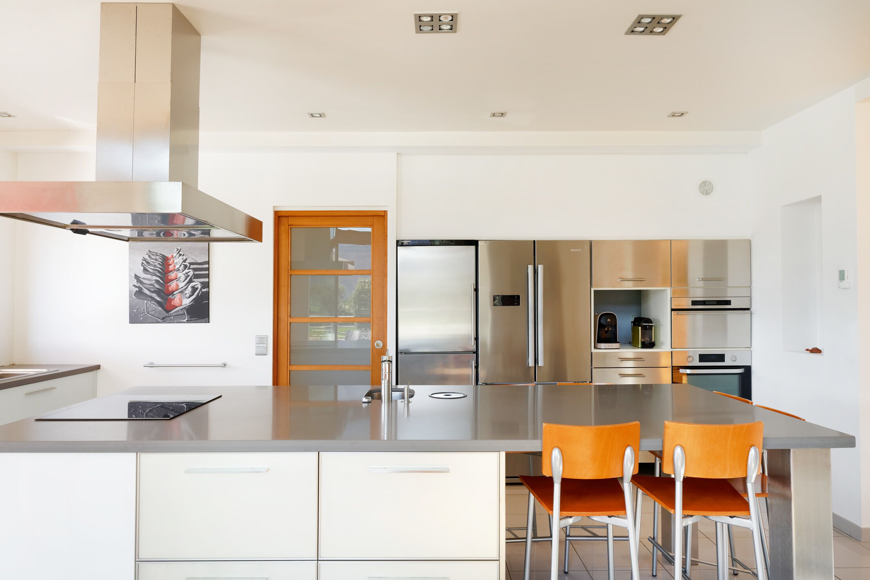 Villa D'architecte d'Urrugne avec vue sur la montagne, piscine privée et Wi-Fi