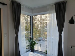 Hypo-allergenic bedding, individually decorated, individually furnished