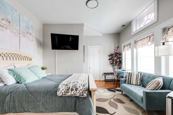 1 chambre, bureau, fer et planche à repasser, Wi-Fi