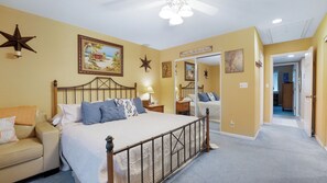 2 bedrooms, desk, free WiFi, bed sheets