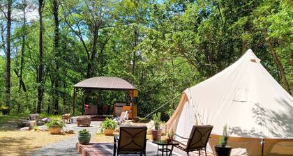 Fern Dell: A Woodland Glamp - Heated Tent!