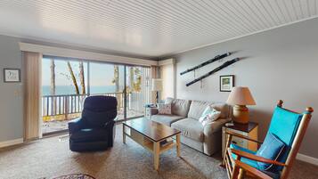 TV, fireplace, DVD player